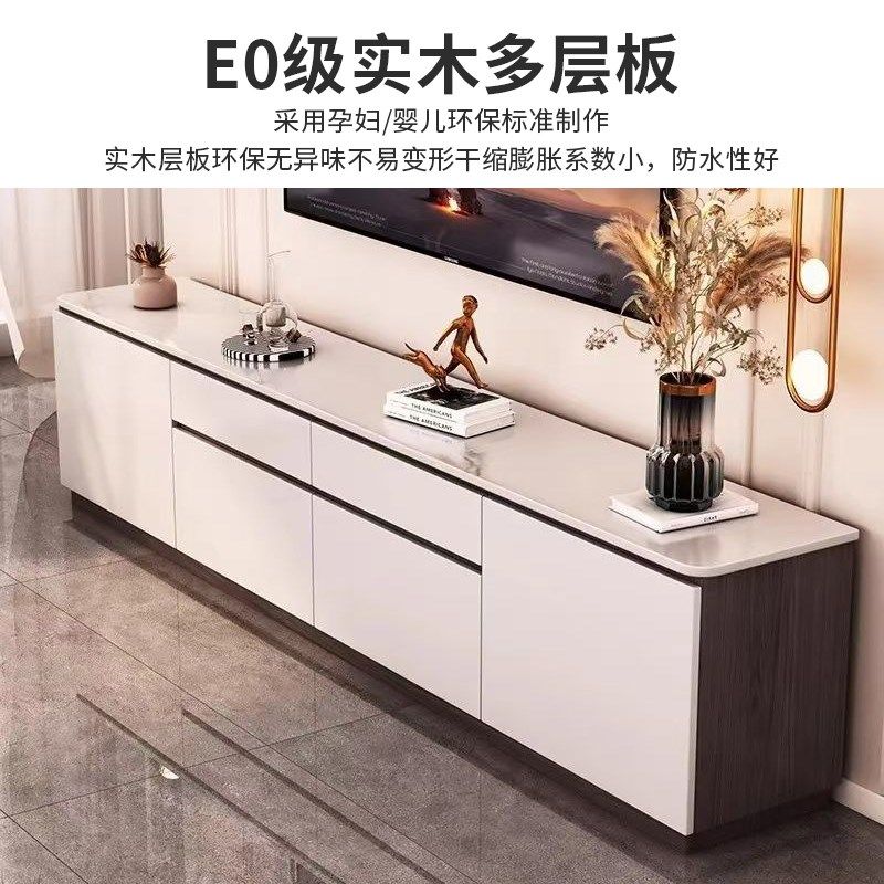 电视柜收纳储物柜一体新款可定制落地简约款实木置物架电视墙壁柜