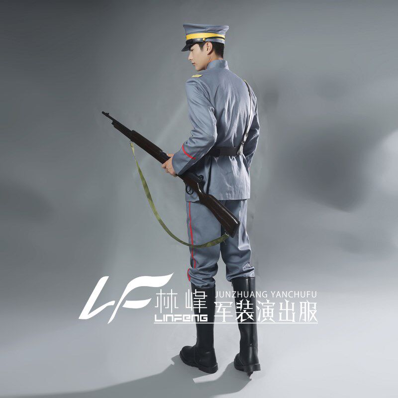 北洋皖系士兵服套装男士纯棉演出剧本杀演绎推理2023秋季新款包邮