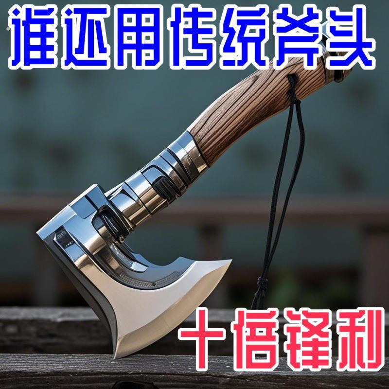 锻造木工手斧斧头户外劈柴便携长柄露营尼曼飞机斧子锻打开山斧头