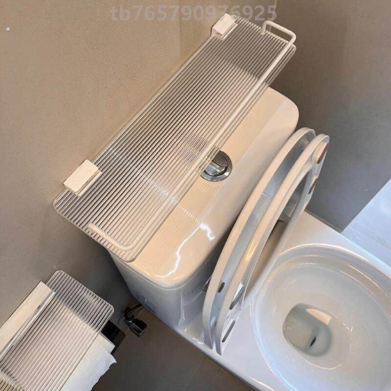 卫生间马桶上方置物架水箱后空隙遮丑免打孔壁挂式洗漱台收纳架