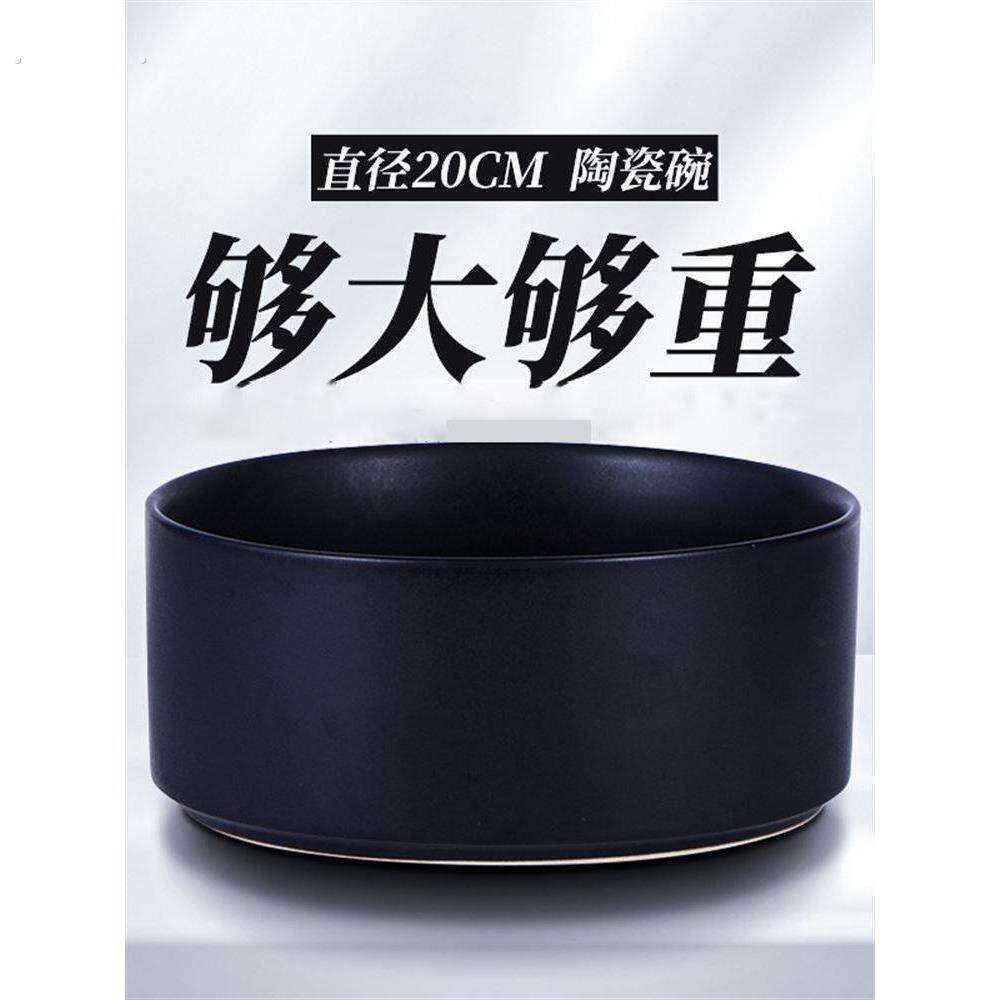 猫碗陶瓷狗碗黑色水碗黑色碗猫和狗碗狗碗食物碗宠物饮用水猫碗猫