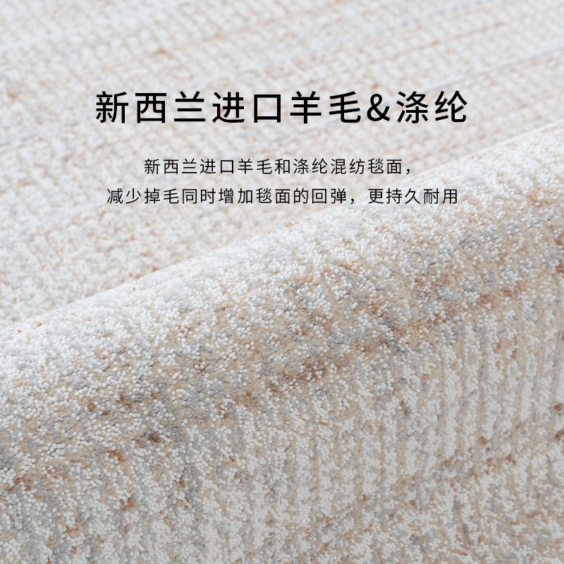 羊毛地毯客厅新西兰羊毛混纺意式极简轻奢高级感渐变色家用沙发毯