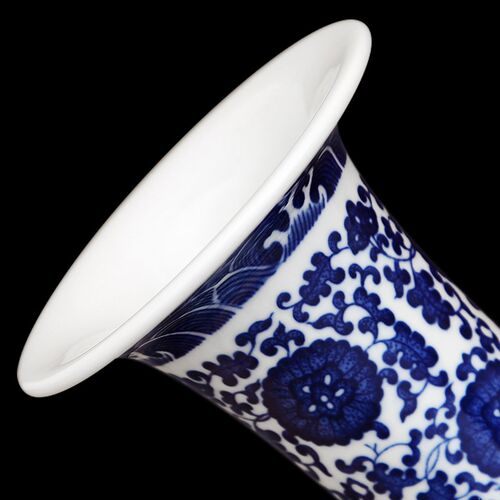 德镇陶瓷器仿古青花瓷客厅摆件家居酒柜博古架装饰品瓷瓶摆设