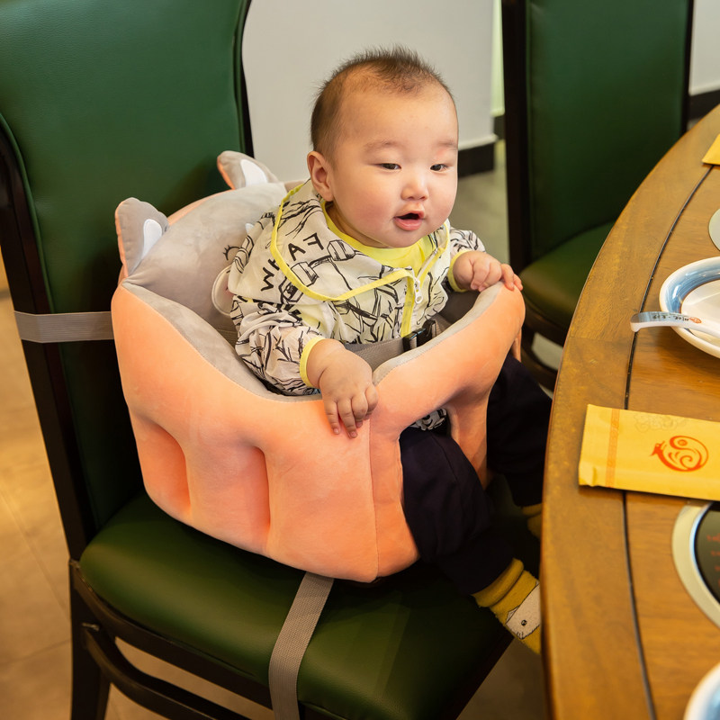 婴儿吃饭餐椅两用宝宝学坐沙发便捷式车载安全带座椅固定椅防摔