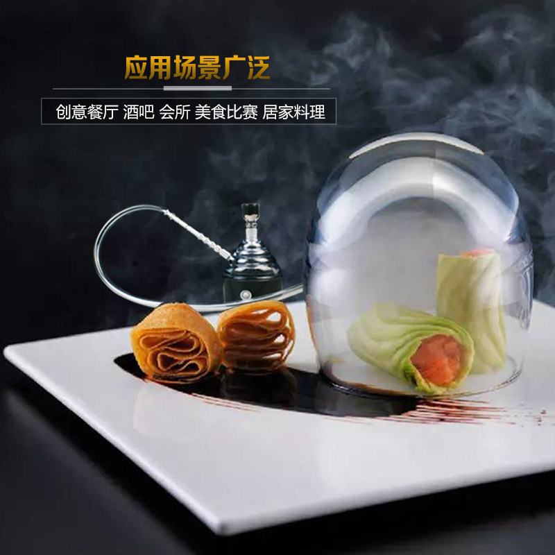 分子料理烟熏枪套装创意美食意境菜鸡尾酒烟熏机工具含果木木屑