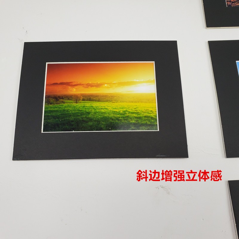 简易卡纸相框心形卡纸装饰相框组合3寸4寸6寸7寸15框纸照片墙加厚
