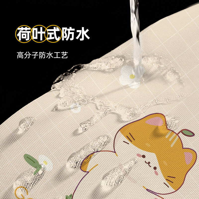 浴帘防水防霉加厚浴室隔断帘卡通卫生间淋浴挂帘子门帘免打孔窗帘