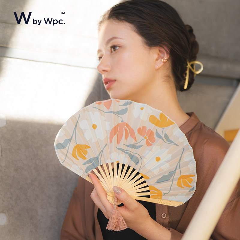 W by Wpc.日式折扇扇子夏天耐用男生女生竹扇折叠扇便携舞蹈扇
