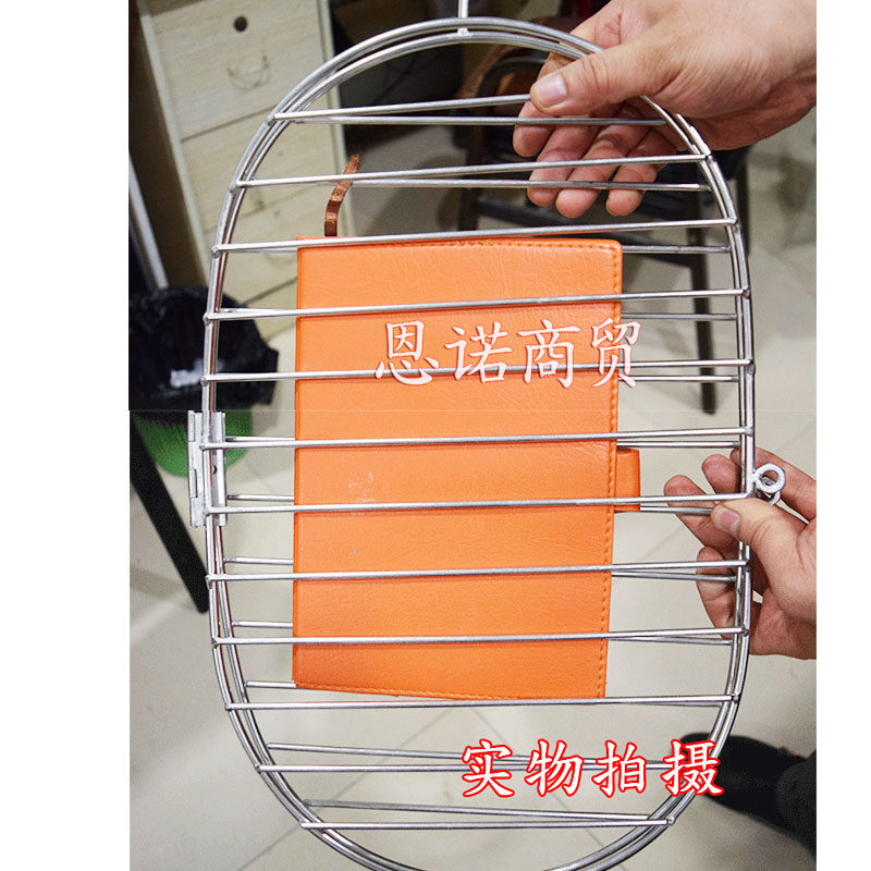 瓦缸夹子瓦缸烤鱼夹子不锈钢烤鱼夹挂炉烤鱼架子商用烤鱼夹子