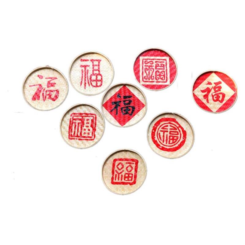 福字匾福临门福到百福竹匾字招牌景点餐厅农家乐农庄墙饰挂饰装饰