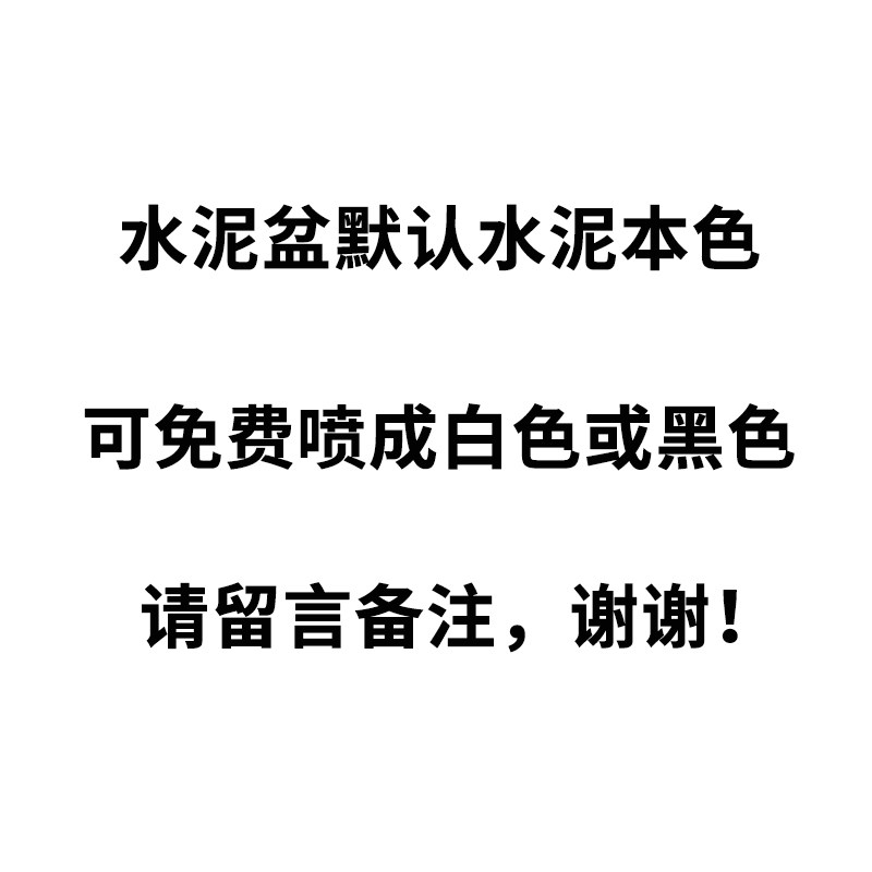 大号水泥盆 多种款式可选简约北欧式风格大中型植物花盆 送货上门
