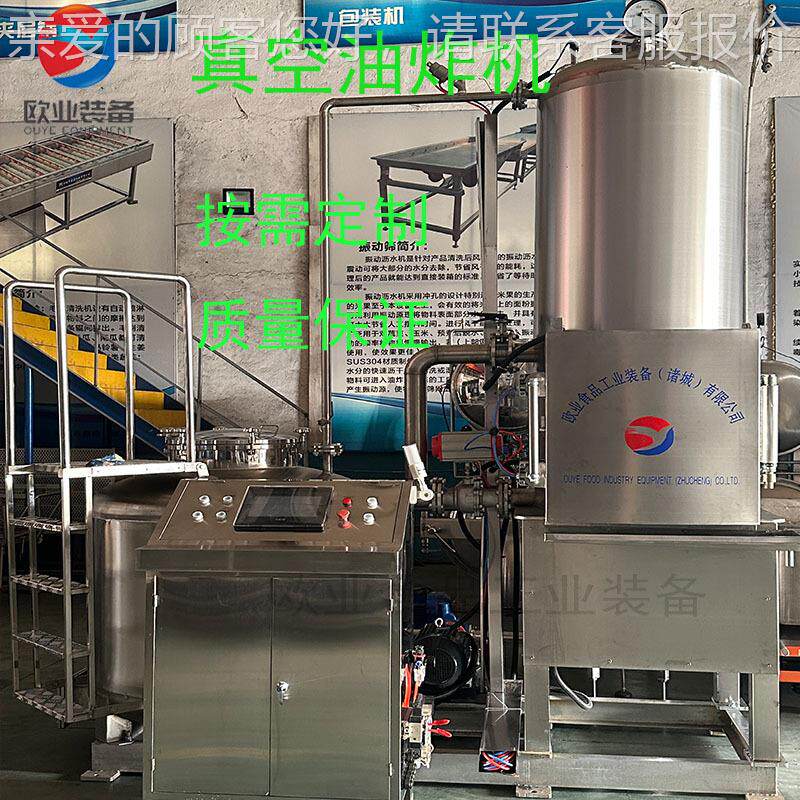 哈密瓜低温 油炸设设备果蔬脆油片加工备25 琥珀核桃仁炸机