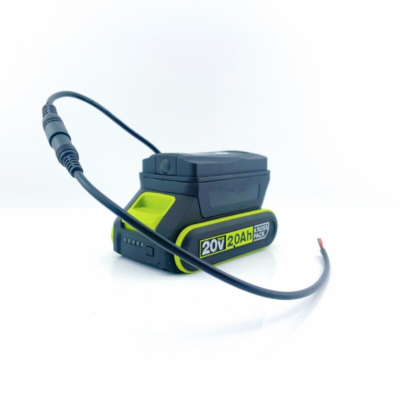 适用于威克士款锂电池取电座WORX20V连接头灯DC5521线转换器图片