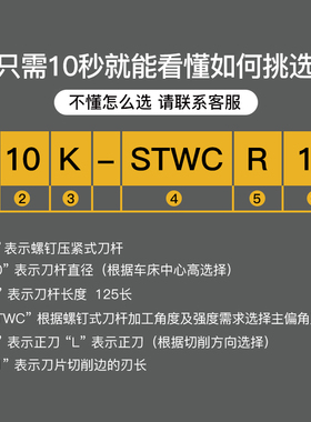 数控三角形内孔刀杆60度 S10K/S12M-STWCR11车倒角60度内螺纹刀杆