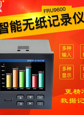 无纸记录仪无笔记录器压力电流电压电量记录仪表温湿度记录仪96型