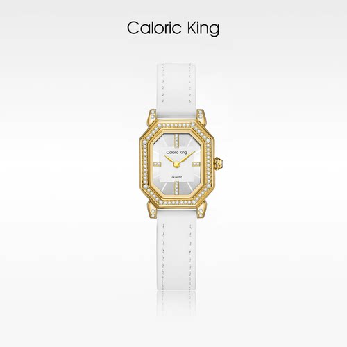 Caloric King【经典】镶钻轻奢手表女款小众高级气质女士腕表送礼