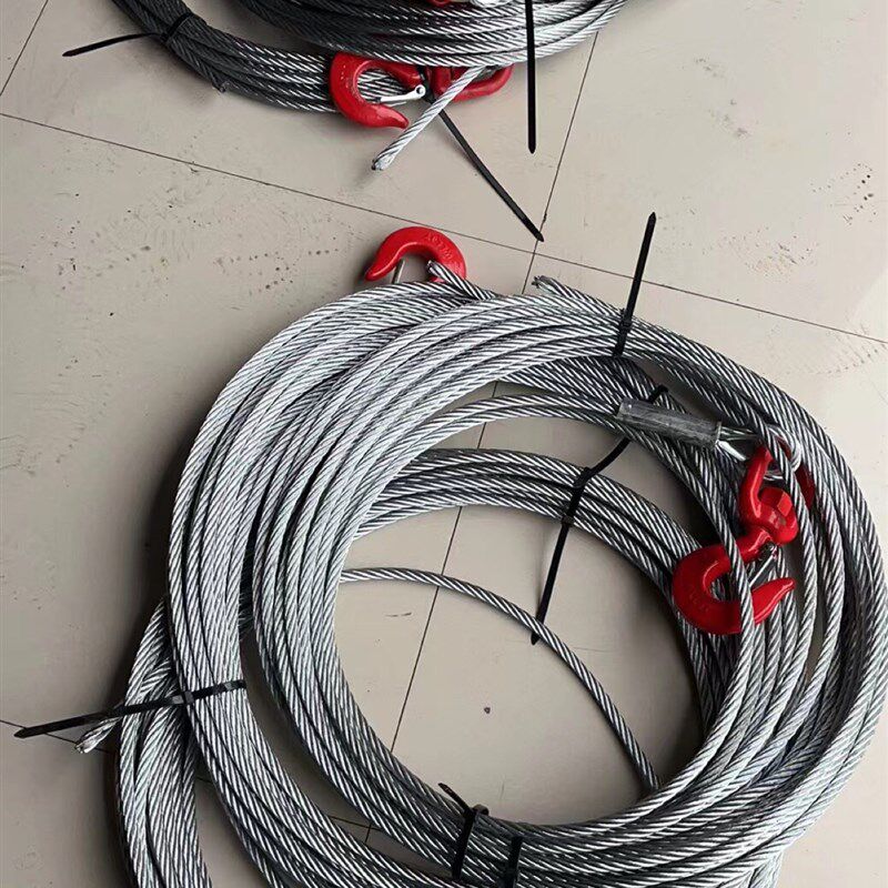 清障车/拖车/救援车/4吨/5吨/钢丝绳/液压绞盘钢丝绳/清障车配件
