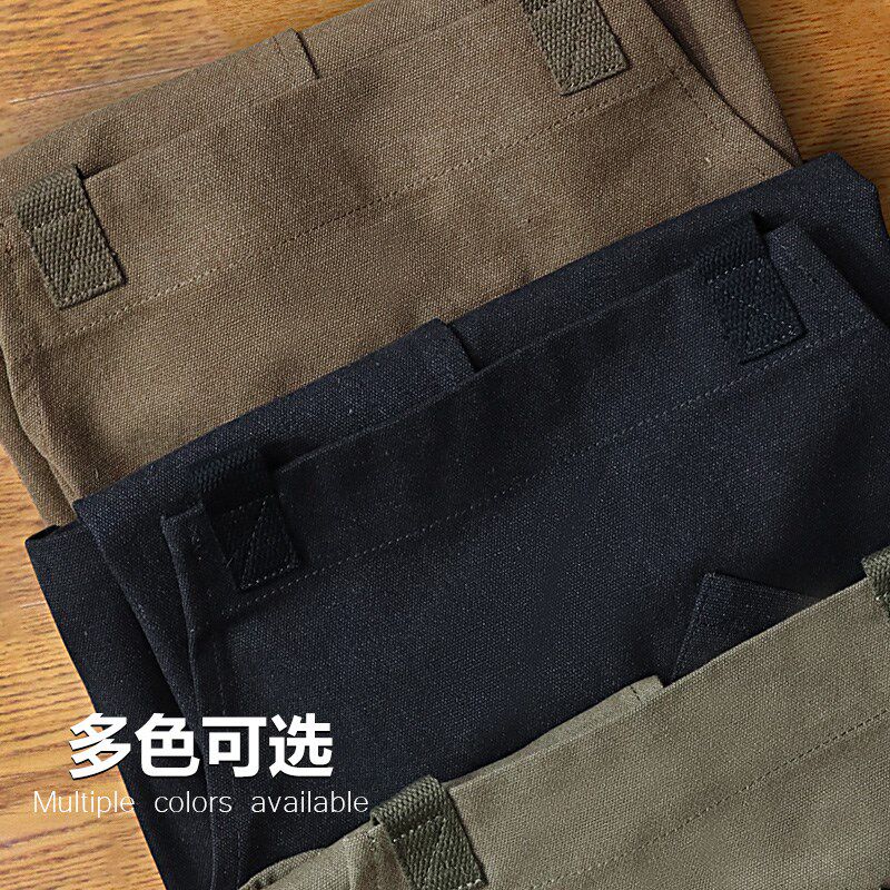 园艺工装围裙男女耐磨厚帆布工作服定制logo印字户外野炊烧烤专用