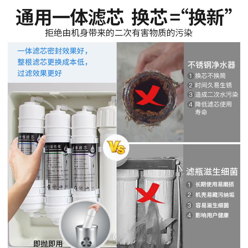 超薄家用净水器ro反渗透直饮水机除水垢过滤水净化器母婴纯净水机