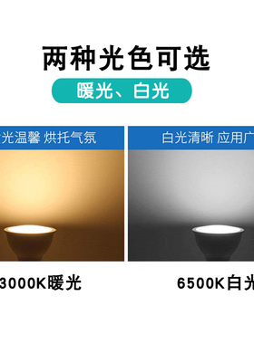 LED灯泡GU10灯杯5W 7W透镜超亮节能220V轨道灯天花板灯插脚射灯光