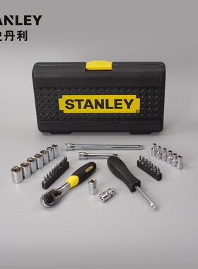 STANLEY史丹利工具组套套筒扳手套装35件套小飞棘轮汽修94-691-22