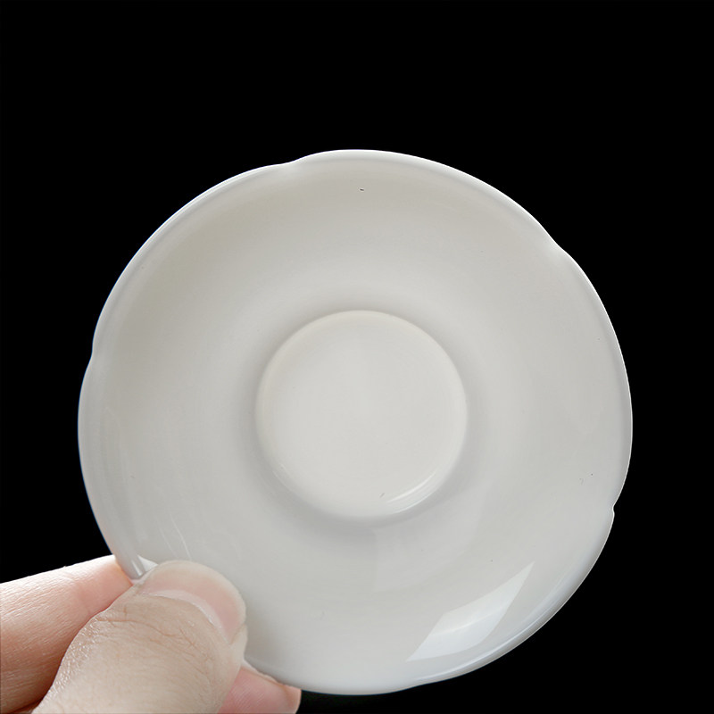 110毫升羊脂小号盖碗一人饮泡茶碗功夫茶泡茶杯碗 单丛白玉瓷茶具