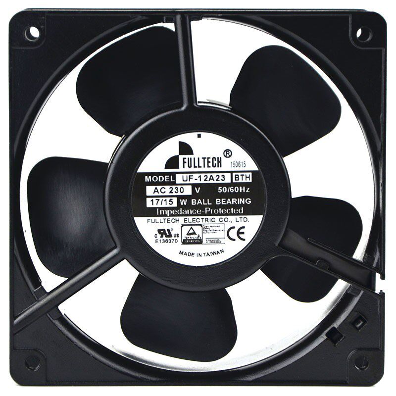 全新原装台湾福佑FULLTECH UF12A23BTH/BWH 230V机柜电箱散热风扇
