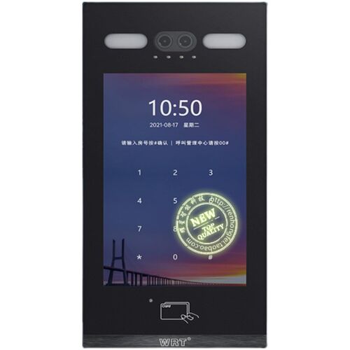 WRT/慧锐通智能楼宇可视对讲系统B2M 10寸人脸识别单元主机可视