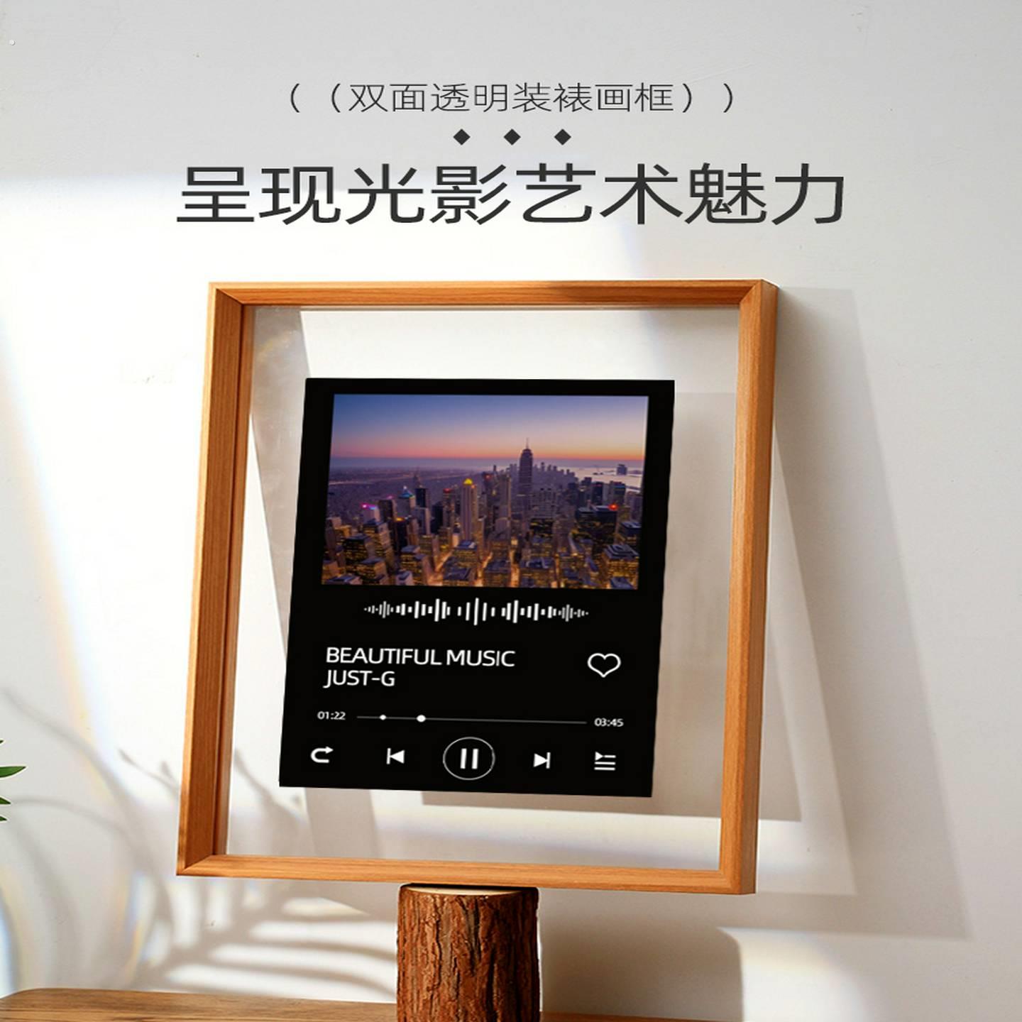 亚克力双面透明相框摆台6寸7演唱会门票展示纪念画框邮票票根装裱