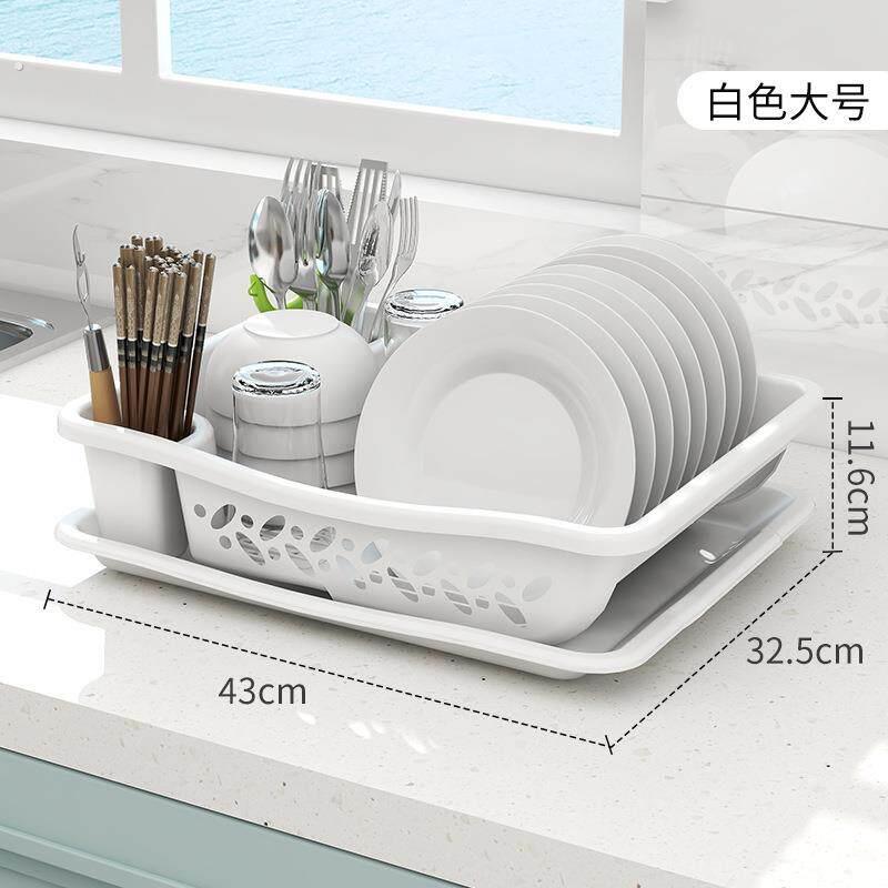 沥水架餐具置物架欧式碗架家用洗菜篮吃饭收纳篮桌面筷子碗碟收纳