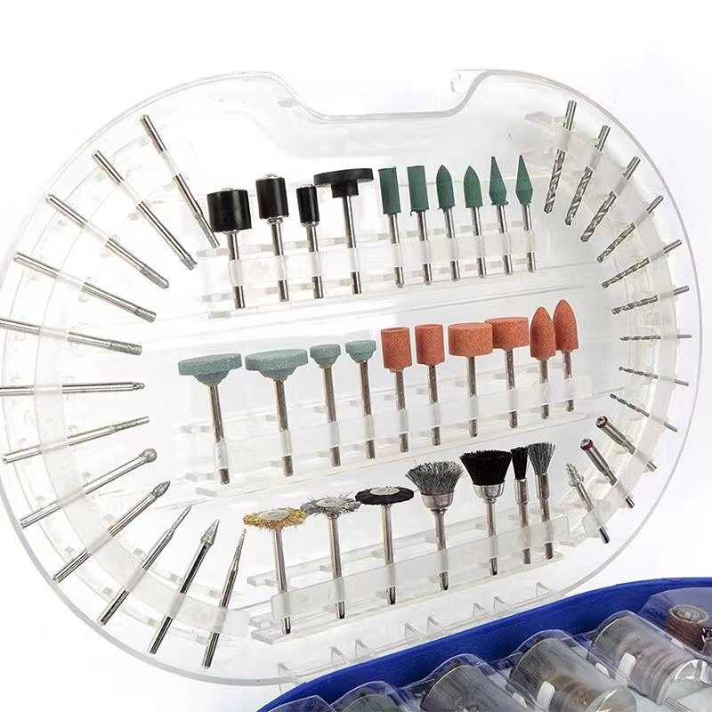 新品276件套直磨电磨机雕刻机配件套装玉石打磨抛光切割根雕附件