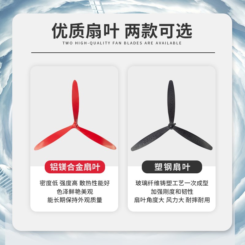 长城工业电风扇强力落地扇纯铜电机大功率工厂车间壁挂扇牛角扇