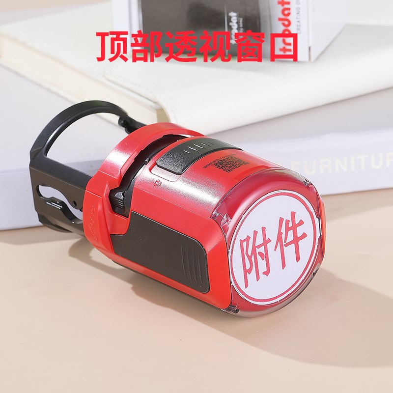 卓达4642回墨印章圆形章定制办公文本章定做刻字业务发货翻转按压