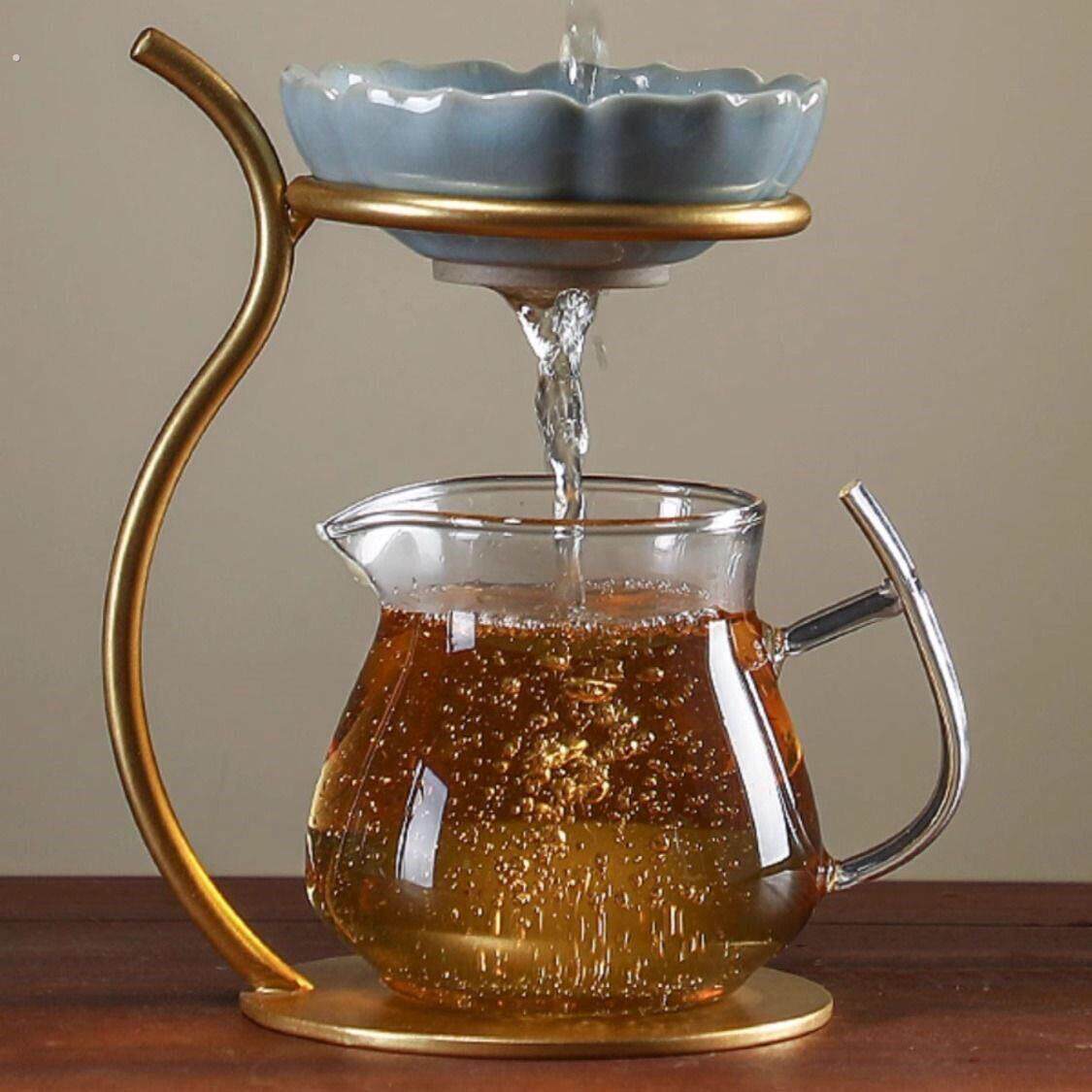滤茶器架托茶漏架支架茶漏托底架单独滤茶器底座一体公道杯过滤分