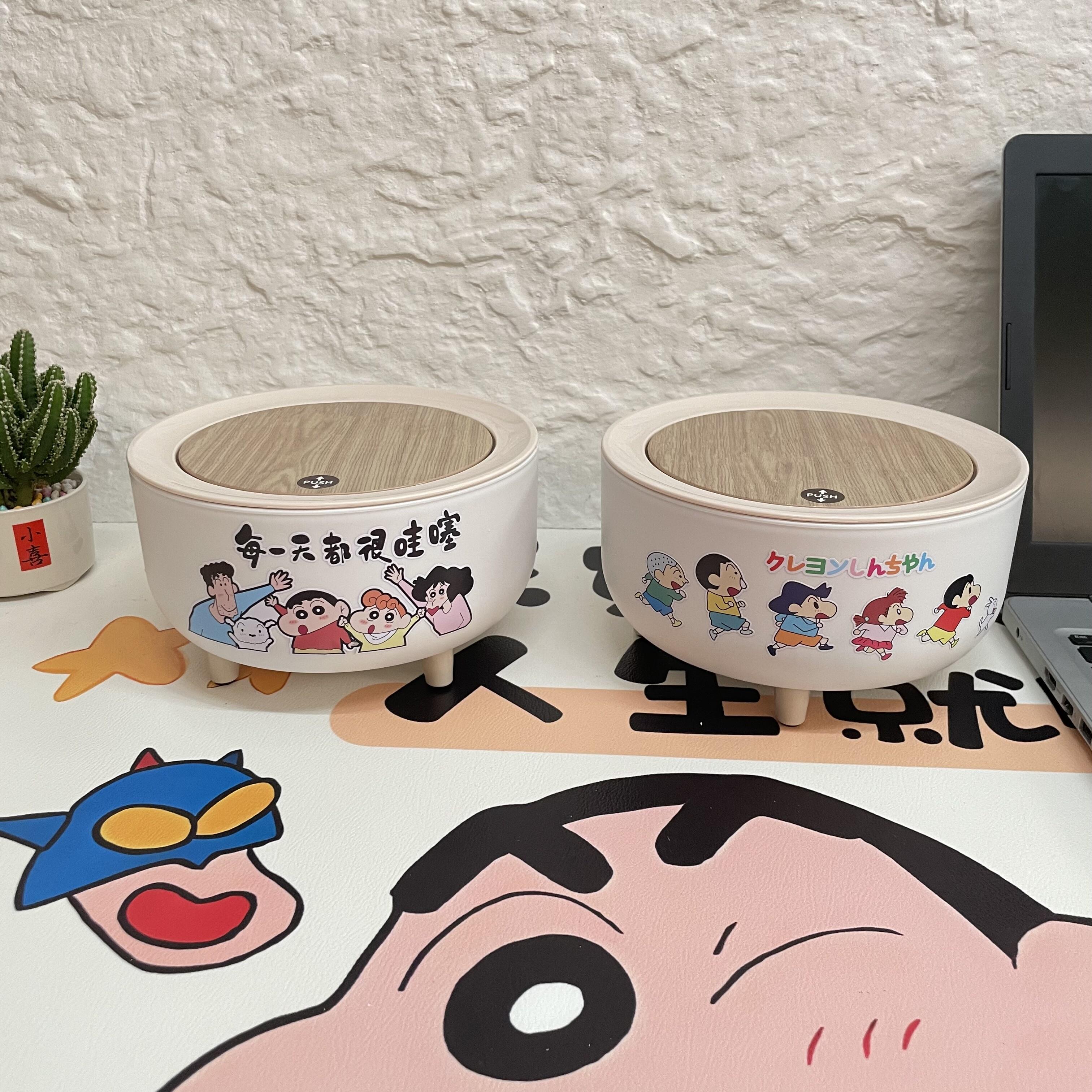 桌面垃圾桶纸篓小卧室茶几桌上简约带盖子客厅厨房卫生桶小清新家