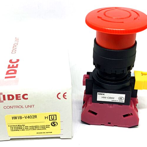 IDEC和泉HW1B-V402R v401R 411R CB02 01 CB11 22 404急停开关U01