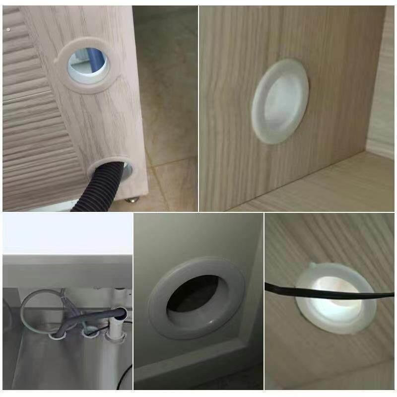 对扣密封圈水管穿线孔橱柜门开孔封边圈水槽下水口装饰遮丑孔盖