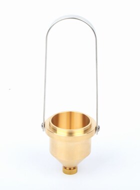 涂-4粘度杯  便携黏度计LND-1涂四涂料油漆铜杯手提/台式4号