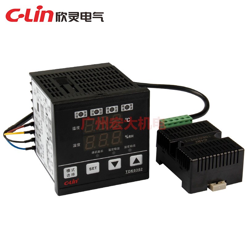 正品C-Lin欣灵TDK0302智能数显温湿度控制器温控器湿控器温湿仪表