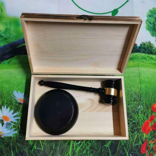 【飞毽体育】拍卖锤 开工锤 实木锤 拍卖会专用锤子 模拟法庭法槌