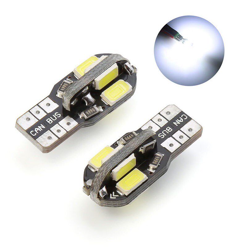 货车卡车汽车小灯泡 T10小插泡示宽牌照室内灯12V24V5WLED灯泡