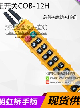 江阴虹桥COB-12H控制按钮 行车航吊18钮20钮电动葫芦控制手柄开关