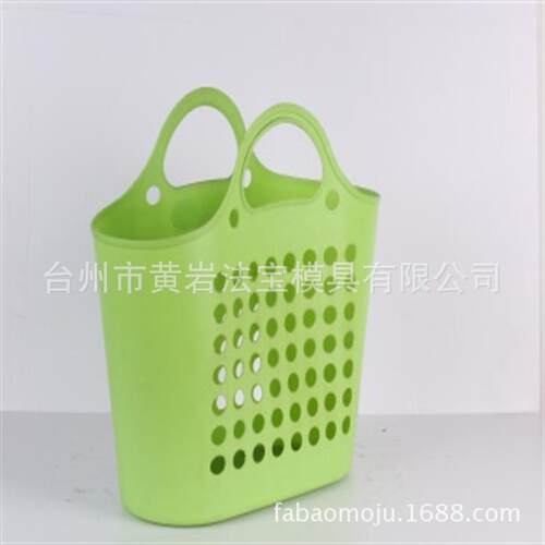 买菜篮塑料篮收纳篮沐浴家居菜篮子手提篮子浴室收纳篮模具
