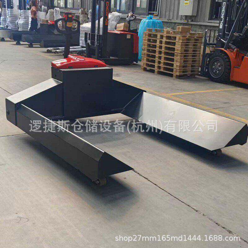非标搬运纸卷电缆纱琨等圆形货物液压圆柱物电动搬运车