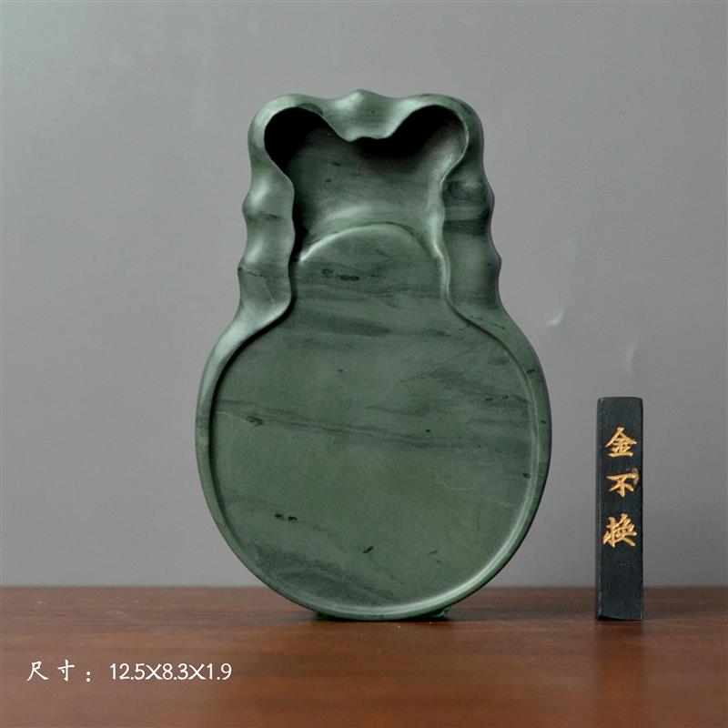 非遗五寸艺砚阁洮砚台手工写经小楷笔舔茶宠把件端歙文房优质原石