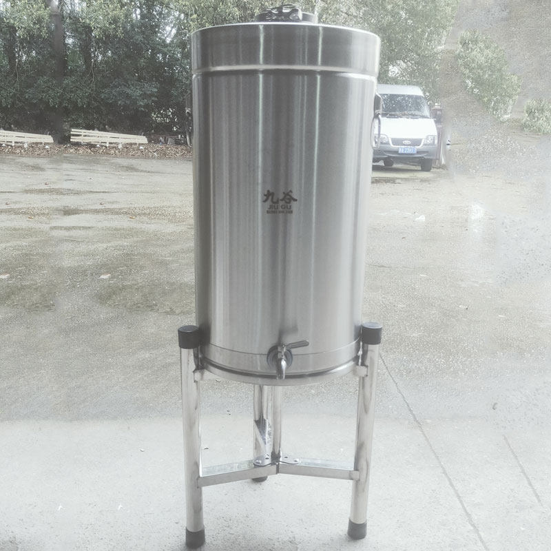 不锈钢酒桶支架密封罐架子汤桶加厚圆形底座油桶菜板置物架三角架