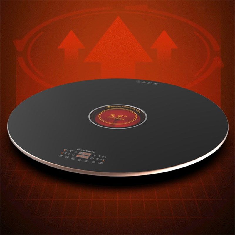 步升玺家多功能暖菜盘自动旋转暖菜板电磁炉保温板带火锅转盘家用