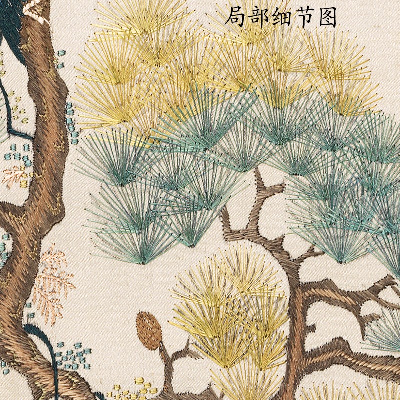 中古风长条竖版背胶可自粘油画布隔断柜门玄关防水防潮可替换画芯图片