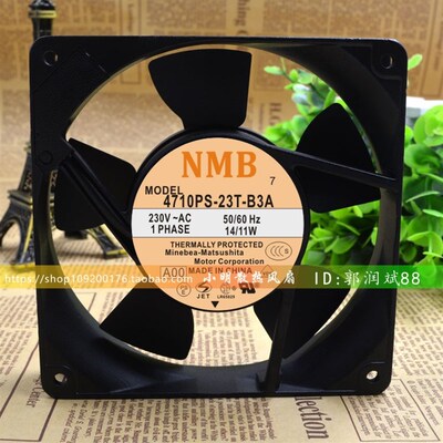 4710PS-23T-B3A原装正品NMB 230V 14/11W 120*120*25铝框交流风扇