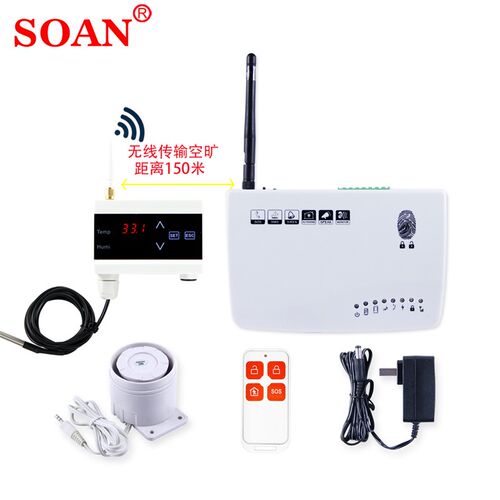 soan4G机房温湿度报警器超高低温报警漏水停电断电电话短信通知